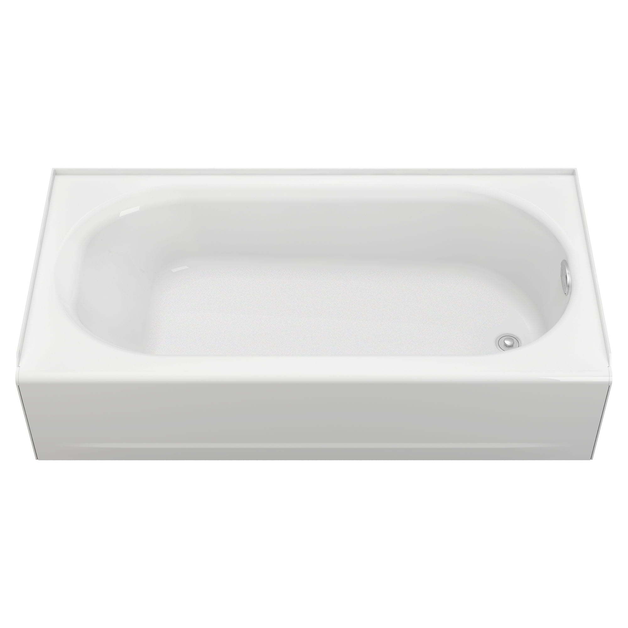 Princeton Americast 60 x 30 Inch Integral Apron Bathtub Right Hand Outlet With Integral Drain WHITE